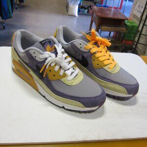Nike Air Max 90 NRG Men's 10 Court Purple/Black/Lemon Drop Shoe's C6083-500-NEW